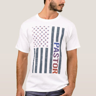 American Flag - Pastor T-Shirt