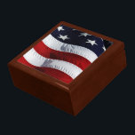 American Flag Patriotic Beauty Customizable Gift Box<br><div class="desc">American Flag Patriotic Beauty Gift Box.  Add your own special message to this customizable gift box.</div>