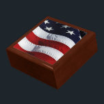 American Flag Patriotic Beauty Customizable Gift Box<br><div class="desc">American Flag Patriotic Beauty Gift Box.  Add your own special message to this customizable gift box.</div>