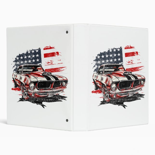 American Flag Patriotic  Binder (Background)