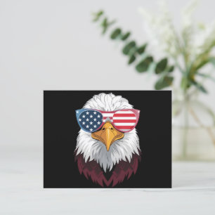 American Flag Patriotic Eagle 4th Of July Postcard