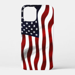 American Flag Patriotic Independence Day iPhone 12 Mini Case