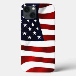 American Flag Patriotic Independence Day iPhone 13 Case
