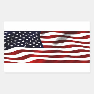 American Flag Patriotic Independence Day Sticker