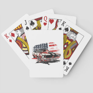 American Flag Patriotic  Playing Cards