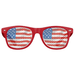 AMERICAN FLAG PATRIOTIC SUNGLASSES FUN-Glasses!