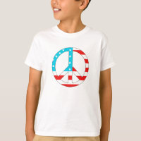 American Flag Peace Sign