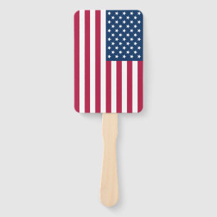 American Flag Personalized Hand Fan