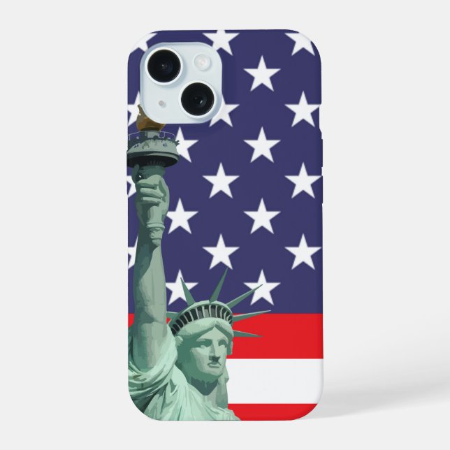 American Flag Phone Case  (Back)