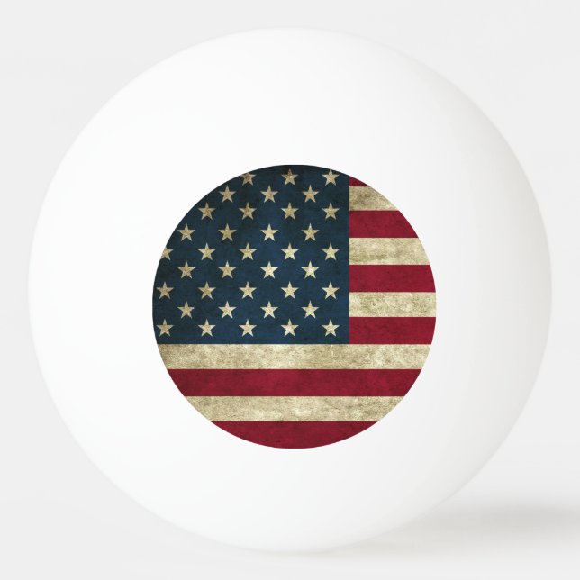 American Flag Ping Pong Ball (Front)