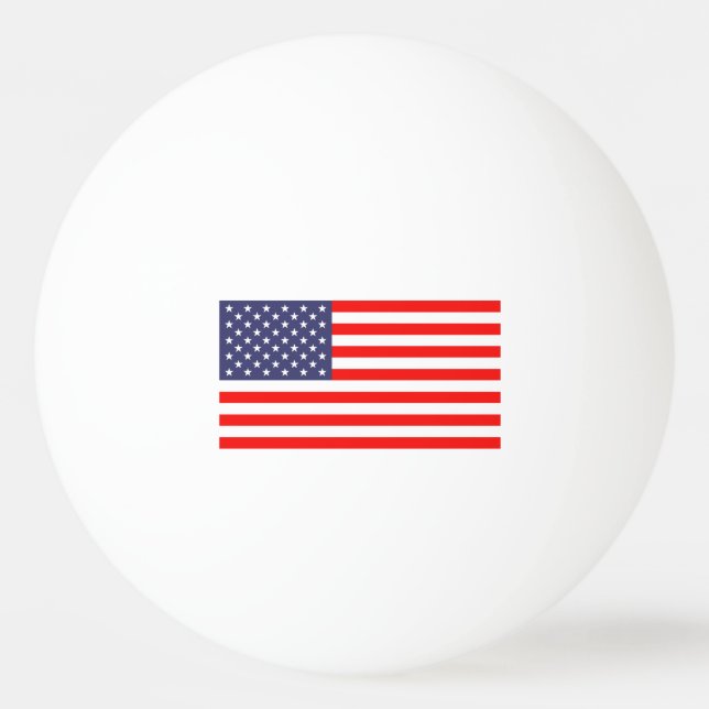 American flag ping pong balls for table tennis (Front)
