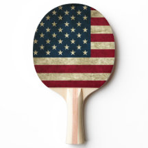 American Flag Ping Pong Paddle
