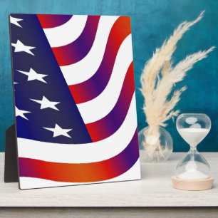 American Flag Plaque