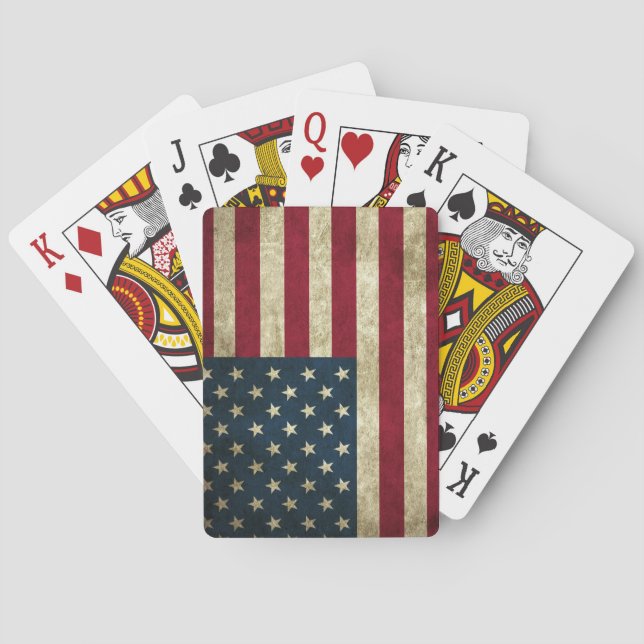 American Flag Playing Cards (Back)