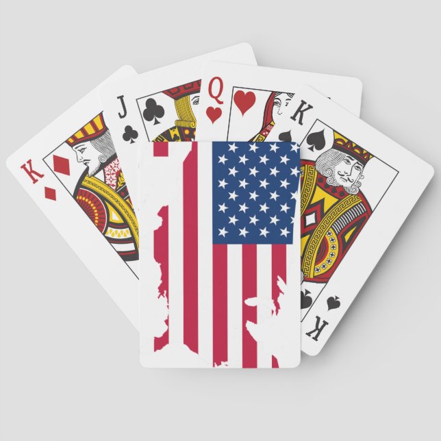 American Flag Poker Cards (Back)