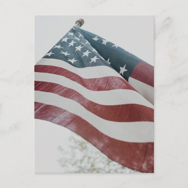 American Flag Post Card (Front)