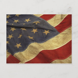 American Flag Postcard