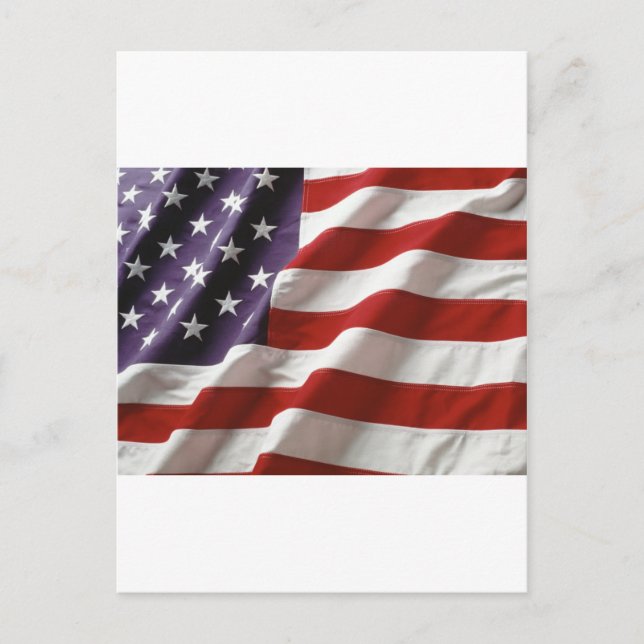 American Flag Postcard (Front)