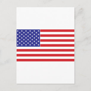 American Flag Postcard
