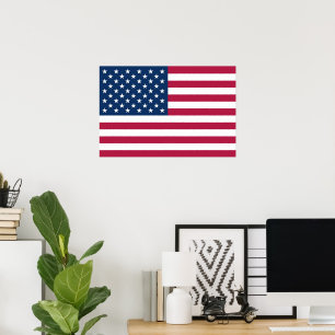 American flag poster