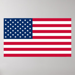 American Flag Poster United States of America
