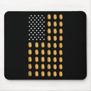 American Flag Potato Food Usa Patriotism Patriot L Mouse Pad