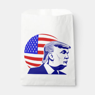 american flag president donald trump  favour bag