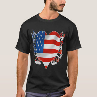 American Flag Printed Shirt