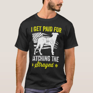 American Flag Public Safety Rescue Animal Control  T-Shirt