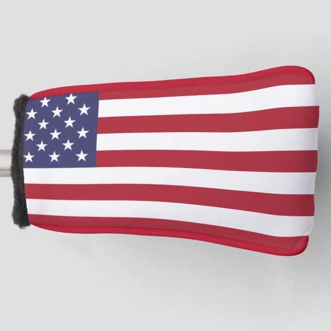 American Flag Putter Cover Headcover (Front)