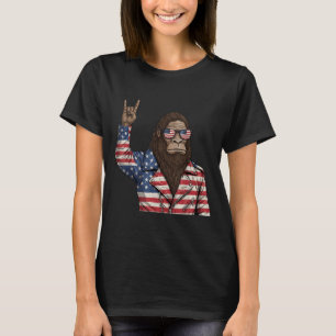 American Flag Red White Blue Patriotic 4th of July T-Shirt