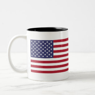 American Flag Red White Blue Stars Stripes Mug