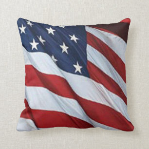 American Flag Reversible Pillow