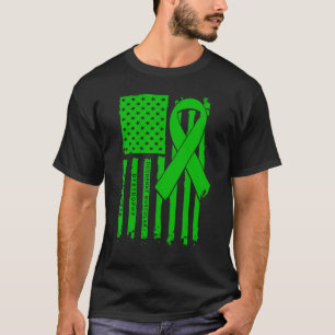 American Flag Ribbon Duchenne Muscular Dystrophy A T-Shirt