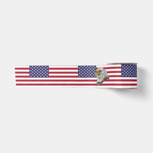 American Flag Satin Ribbon (Front)