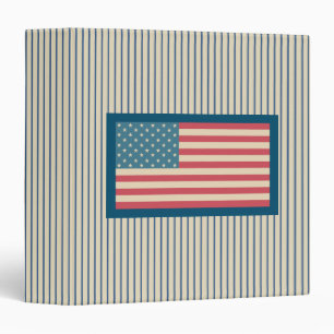 American Flag Scrapbook Binder
