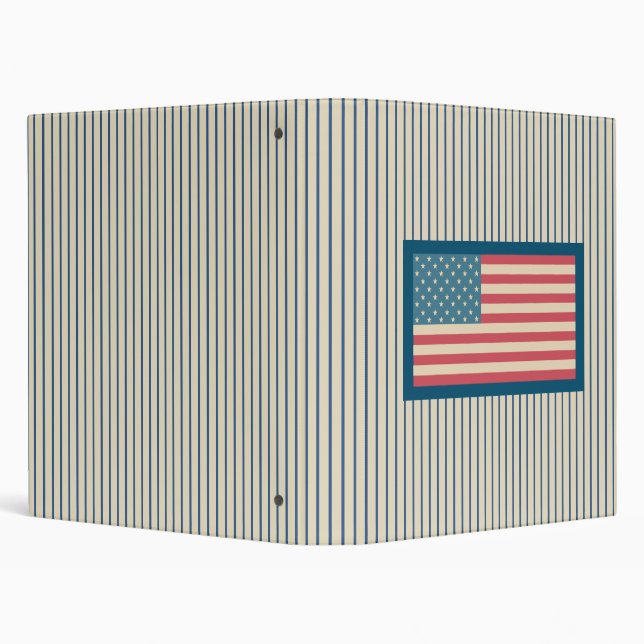 American Flag Scrapbook Binder (Background)