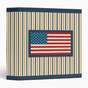American Flag Scrapbook Binder