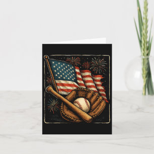 American Flag Sell Player Catcher Pitcher Usa Men  Card