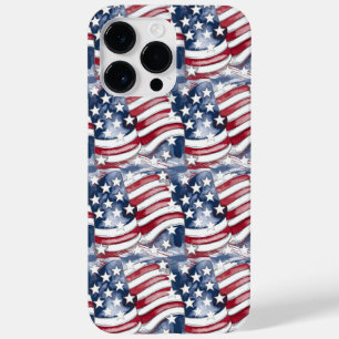american flag set Case-Mate iPhone 14 pro max case