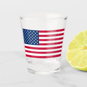 American Flag Shot Glass USA