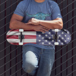 American Flag Skateboard<br><div class="desc">Stars,  Stripes,  Red,  White,  Blue,  American Flag Skateboard</div>