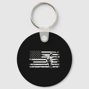 American Flag Skateboarding Clothing - Skateboard  Keychain