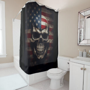 American Flag Skull