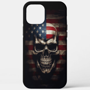 American Flag Skull iPhone 12 Pro Max Case