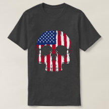 American Flag Skull