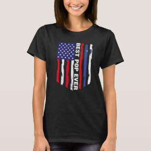 American Flag & Slovenia Flag Best Pop Ever Family T-Shirt