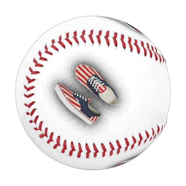 American Flag Sneakers Baseball (Front Left)