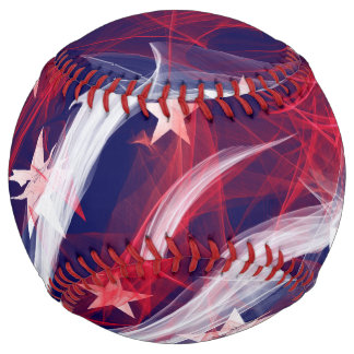 American flag Softball