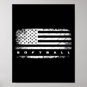 American Flag Softll Apparel - Softll Poster